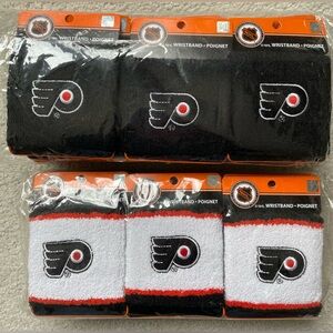 Philadelphia Flyers embroidered wristbands NWT 24 pieces